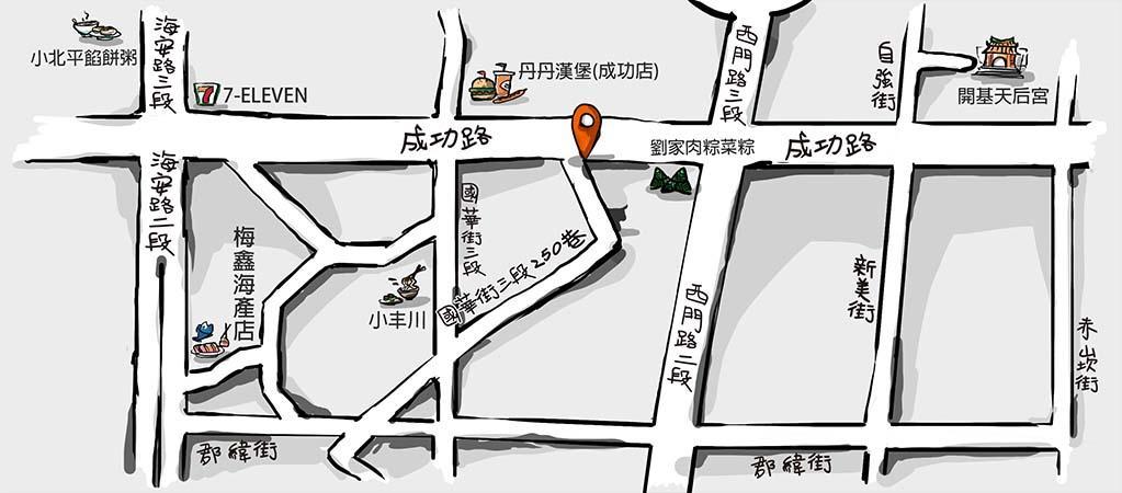 Rest Backpacker Hostel Tainan Exterior foto